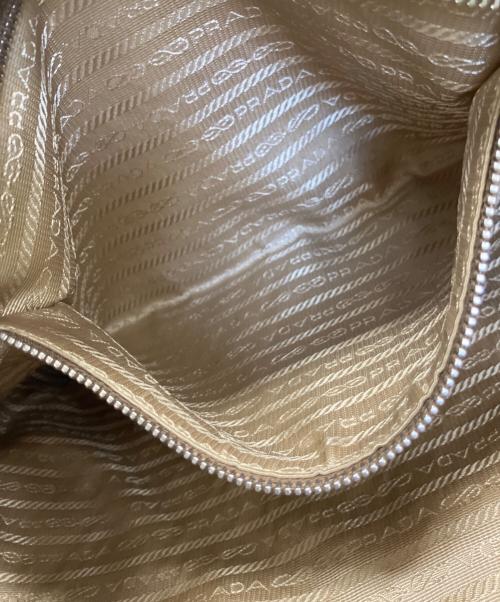 PRADA（プラダ）PRADA (プラダ) トートバッグ ベージュ・ダークブラウンの古着・服飾アイテム