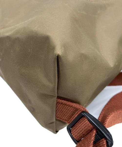 LONGCHAMP（ロンシャン）LONGCHAMP (ロンシャン) ナップサック グリーン×ブラウンの古着・服飾アイテム