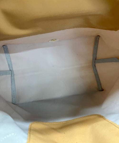LONGCHAMP（ロンシャン）LONGCHAMP (ロンシャン) 2WAYバッグ カーキ×ブラウンの古着・服飾アイテム