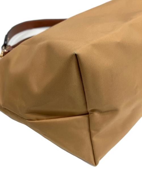 LONGCHAMP（ロンシャン）LONGCHAMP (ロンシャン) 2WAYバッグ カーキ×ブラウンの古着・服飾アイテム