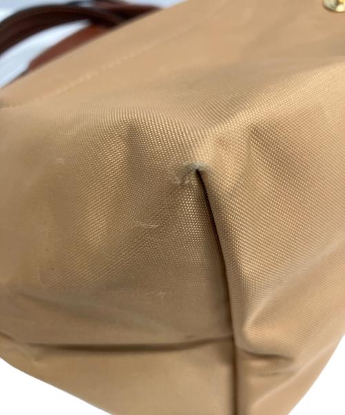 LONGCHAMP（ロンシャン）LONGCHAMP (ロンシャン) 2WAYバッグ カーキ×ブラウンの古着・服飾アイテム