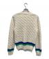 LACOSTE (ラコステ) Unisex Cable Knit Striped Cardigan アイボリー サイズ:SIZE 2：7000円