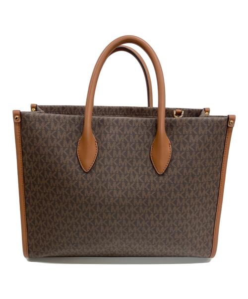 MICHAEL KORS（マイケルコース）MICHAEL KORS (マイケルコース) トートバッグ ブラウンの古着・服飾アイテム