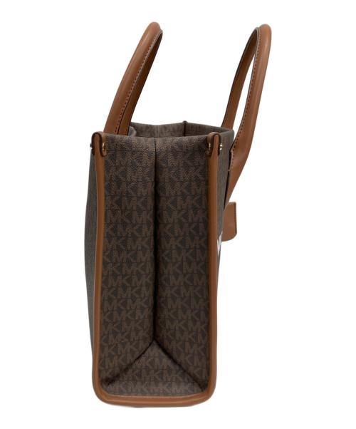 MICHAEL KORS（マイケルコース）MICHAEL KORS (マイケルコース) トートバッグ ブラウンの古着・服飾アイテム