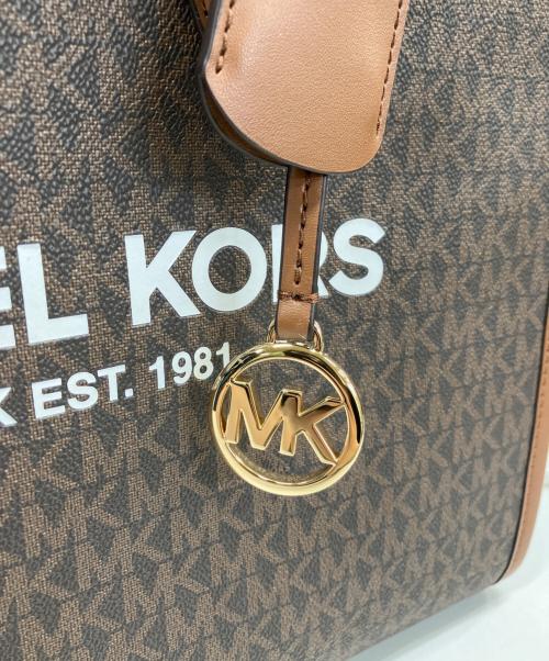 MICHAEL KORS（マイケルコース）MICHAEL KORS (マイケルコース) トートバッグ ブラウンの古着・服飾アイテム