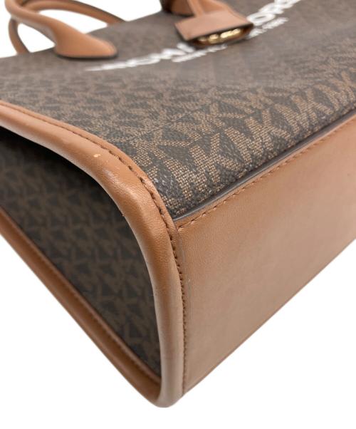 MICHAEL KORS（マイケルコース）MICHAEL KORS (マイケルコース) トートバッグ ブラウンの古着・服飾アイテム
