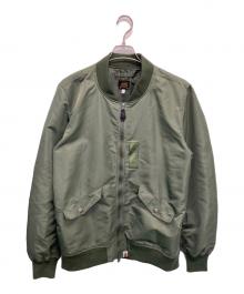 A BATHING APE（アベイシングエイプ）の古着「ブルゾン」｜グリーン