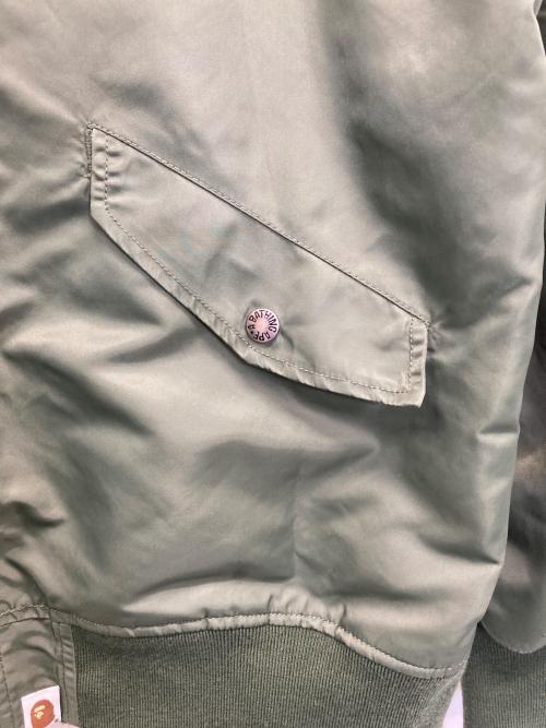 A BATHING APE（アベイシングエイプ）A BATHING APE (アベイシングエイプ) ブルゾン グリーン サイズ:XLの古着・服飾アイテム