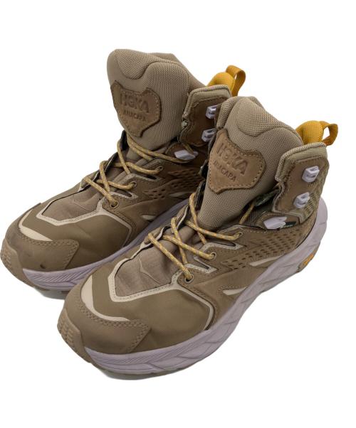 HOKA（ホカ）HOKA (ホカ) トレッキングシューズ ベージュ サイズ:24.5の古着・服飾アイテム