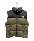 THE NORTH FACEザ ノース フェイス）の古着「ダウンベスト」｜グリーン×ブラック