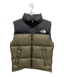 THE NORTH FACE（ザ ノース フェイス）の古着「ダウンベスト」｜グリーン×ブラック