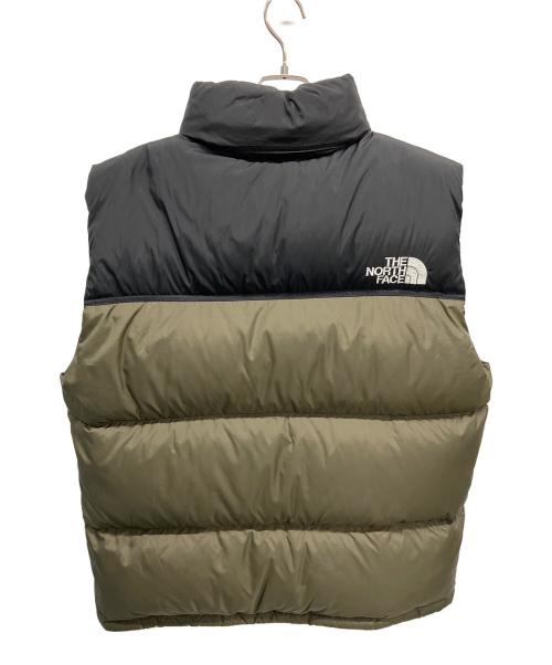 THE NORTH FACE（ザ ノース フェイス）THE NORTH FACE (ザ ノース フェイス) ダウンベスト グリーン×ブラック サイズ:XLの古着・服飾アイテム