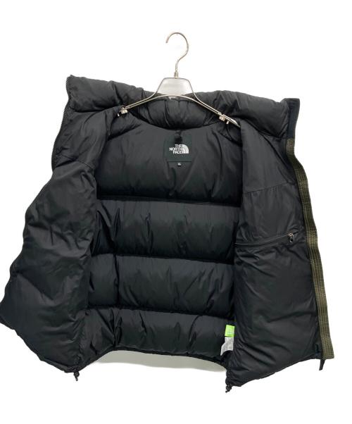 THE NORTH FACE（ザ ノース フェイス）THE NORTH FACE (ザ ノース フェイス) ダウンベスト グリーン×ブラック サイズ:XLの古着・服飾アイテム