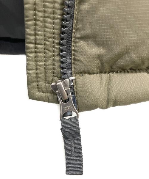 THE NORTH FACE（ザ ノース フェイス）THE NORTH FACE (ザ ノース フェイス) ダウンベスト グリーン×ブラック サイズ:XLの古着・服飾アイテム