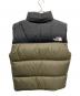 THE NORTH FACE (ザ ノース フェイス) ダウンベスト グリーン×ブラック サイズ:XL：16000円