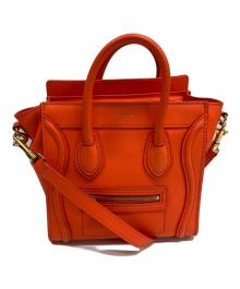 CELINE（セリーヌ）の古着「2WAYショルダーバッグ」｜オレンジ