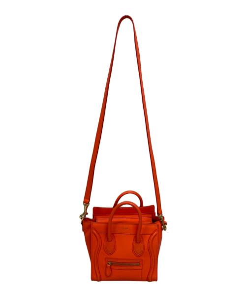 CELINE（セリーヌ）CELINE (セリーヌ) 2WAYショルダーバッグ オレンジの古着・服飾アイテム
