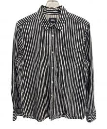 stussy（ステューシー）の古着「長袖シャツ」｜ブラック×ホワイト