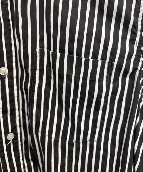 stussy（ステューシー）stussy (ステューシー) 長袖シャツ ブラック×ホワイト サイズ:SIZE Lの古着・服飾アイテム