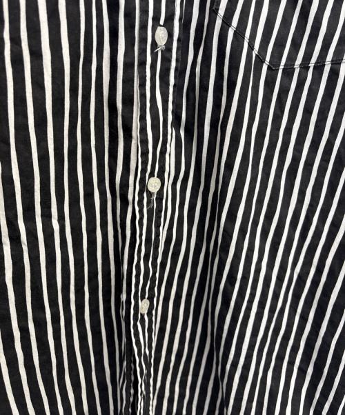 stussy（ステューシー）stussy (ステューシー) 長袖シャツ ブラック×ホワイト サイズ:SIZE Lの古着・服飾アイテム