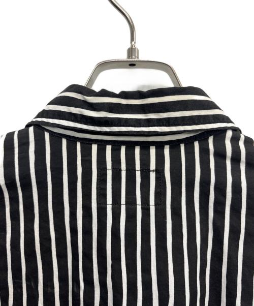 stussy（ステューシー）stussy (ステューシー) 長袖シャツ ブラック×ホワイト サイズ:SIZE Lの古着・服飾アイテム