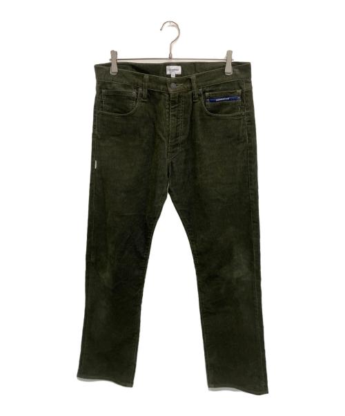 DESCENDANT（ディセンダント）DESCENDANT (ディセンダント) Ron Herman (ロンハーマン) コーデュロイパンツ グリーン サイズ:3の古着・服飾アイテム
