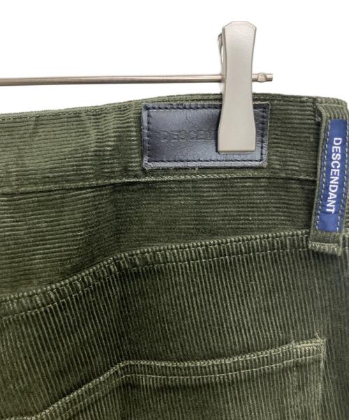 DESCENDANT（ディセンダント）DESCENDANT (ディセンダント) Ron Herman (ロンハーマン) コーデュロイパンツ グリーン サイズ:3の古着・服飾アイテム