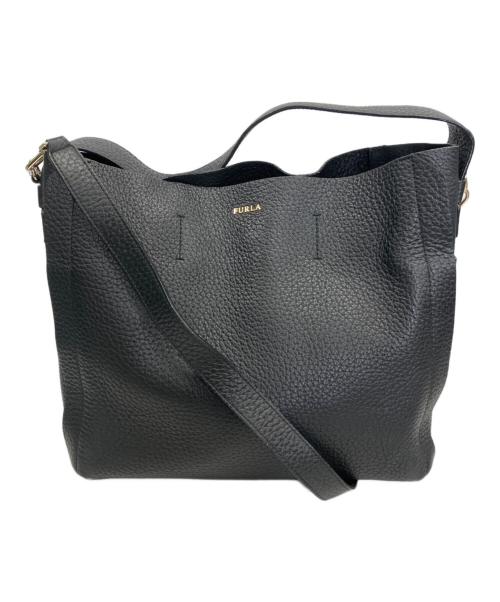 FURLA（フルラ）FURLA (フルラ) 2WAYバッグ ブラックの古着・服飾アイテム