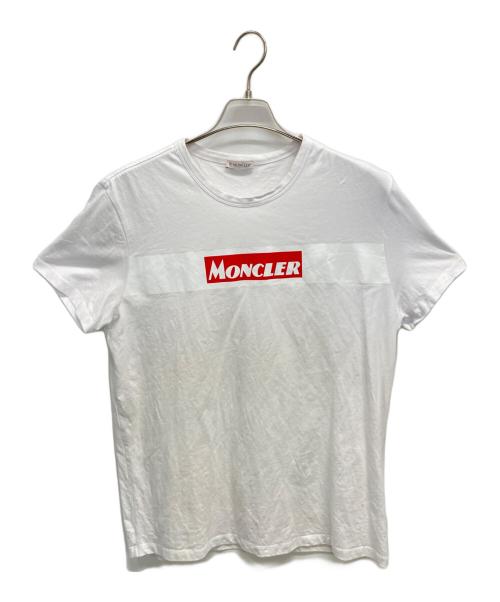 MONCLER（モンクレール）MONCLER (モンクレール) ボックスロゴ Tシャツ ホワイト サイズ:XLの古着・服飾アイテム