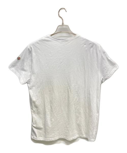 MONCLER（モンクレール）MONCLER (モンクレール) ボックスロゴ Tシャツ ホワイト サイズ:XLの古着・服飾アイテム