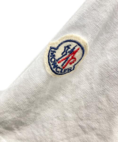 MONCLER（モンクレール）MONCLER (モンクレール) ボックスロゴ Tシャツ ホワイト サイズ:XLの古着・服飾アイテム