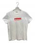 MONCLER（モンクレール）の古着「ボックスロゴ Tシャツ」｜ホワイト