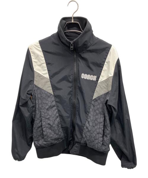 COACH（コーチ）COACH (コーチ) ナイロンジャケット ブラック×グレー サイズ:Ｍの古着・服飾アイテム