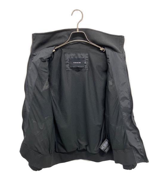 COACH（コーチ）COACH (コーチ) ナイロンジャケット ブラック×グレー サイズ:Ｍの古着・服飾アイテム