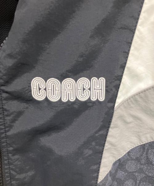 COACH（コーチ）COACH (コーチ) ナイロンジャケット ブラック×グレー サイズ:Ｍの古着・服飾アイテム