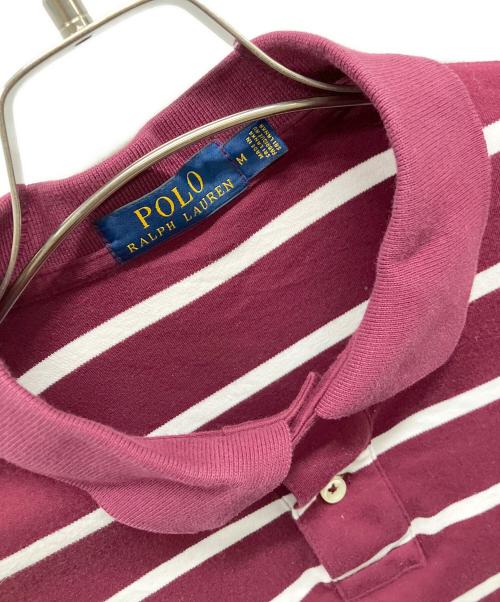 POLO RALPH LAUREN（ポロ・ラルフローレン）POLO RALPH LAUREN (ポロ・ラルフローレン) ポロシャツ レッド×ホワイト サイズ:SIZE Mの古着・服飾アイテム