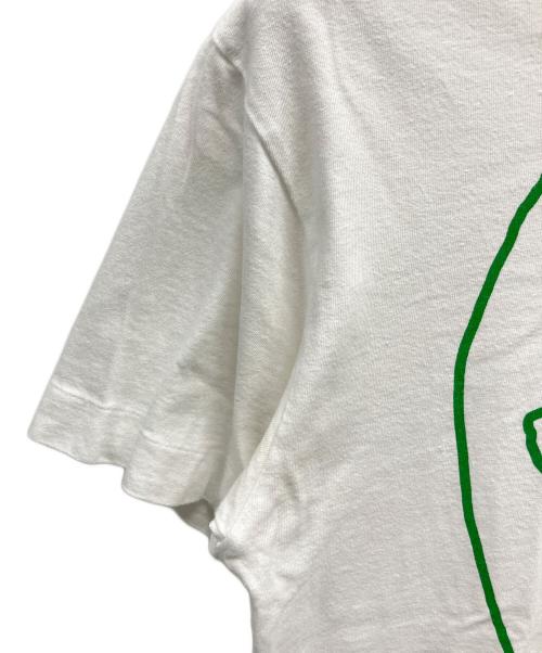 PLAY COMME des GARCONS（プレイコムデギャルソン）PLAY COMME des GARCONS (プレイコムデギャルソン) 半袖カットソー ホワイト サイズ:SIZE Lの古着・服飾アイテム