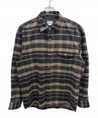 THE NORTH FACEザ ノース フェイス）の古着「長袖シャツ」｜ブラウン×ブラック