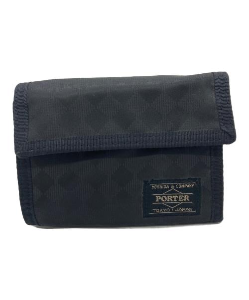 PORTER（ポーター）PORTER (ポーター) 2つ折り財布 ブラックの古着・服飾アイテム