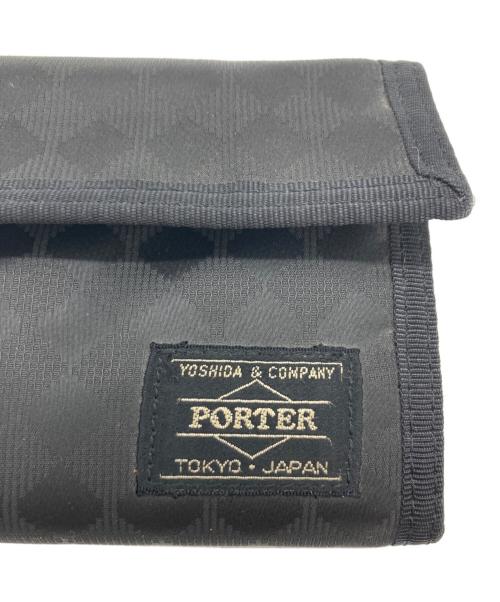 PORTER（ポーター）PORTER (ポーター) 2つ折り財布 ブラックの古着・服飾アイテム