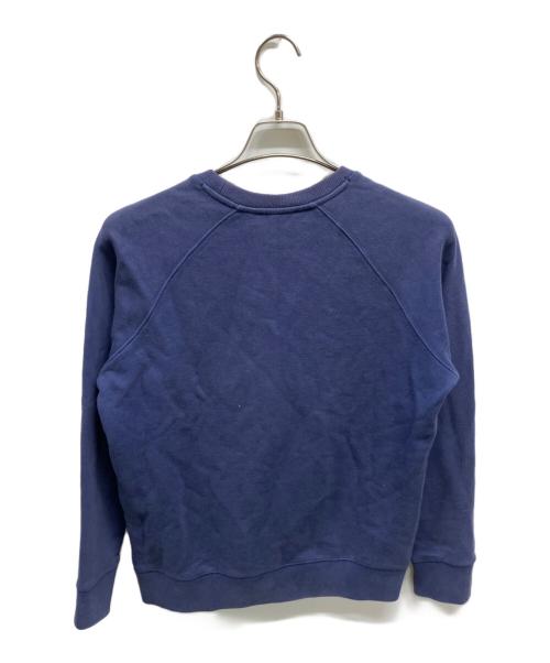maison kitsune（メゾンキツネ）maison kitsune (メゾンキツネ) スウェット ネイビー サイズ:SIZE XSの古着・服飾アイテム