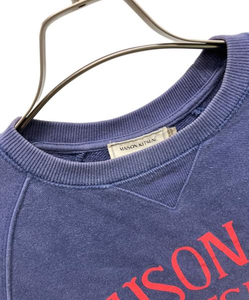 maison kitsune（メゾンキツネ）maison kitsune (メゾンキツネ) スウェット ネイビー サイズ:SIZE XSの古着・服飾アイテム