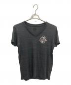 CHROME HEARTSクロムハーツ）の古着「カモフラージュ ヴァイン ダガー Tシャツ」｜ダークグレー