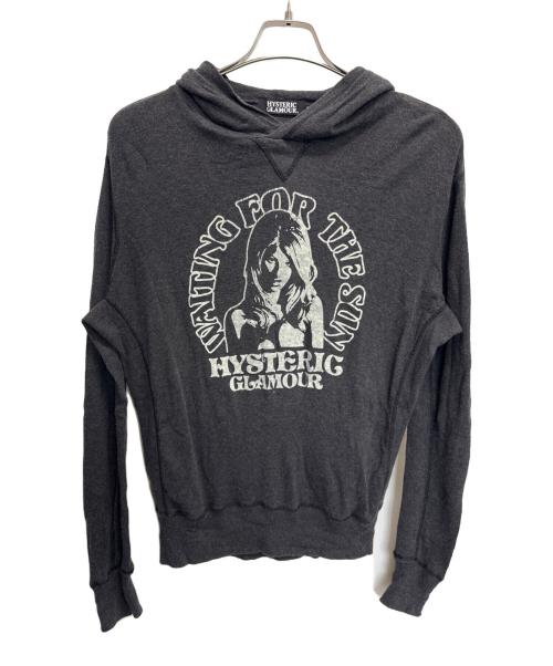 Hysteric Glamour（ヒステリックグラマー）Hysteric Glamour (ヒステリックグラマー) プルオーバーパーカー グレー サイズ:Sの古着・服飾アイテム