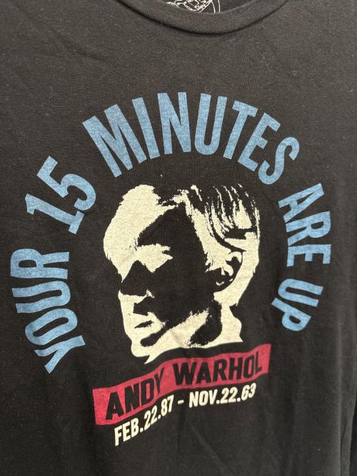 Andy Warhol by HYSTERIC GLAMOUR（アンディーウォーホルバイヒステリックグラマー）Andy Warhol by HYSTERIC GLAMOUR (アンディーウォーホルバイヒステリックグラマー) 長袖Tシャツ ブラック サイズ:Sの古着・服飾アイテム