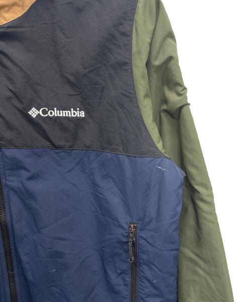 Columbia（コロンビア）Columbia (コロンビア) ラビリンスキャニオンII ジャケット ネイビー×グリーン サイズ:Mの古着・服飾アイテム