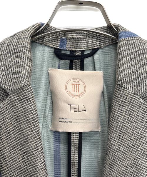 TELA（テラ）TELA (テラ) テーラードジャケット グレー サイズ:42の古着・服飾アイテム