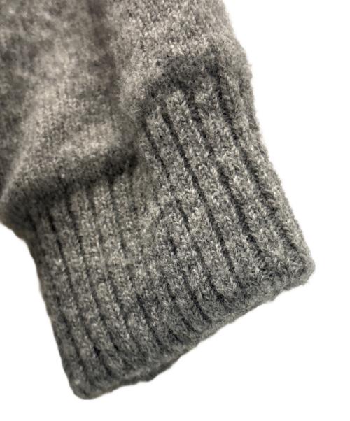 CASTELBAJAC SPORT（カステルバジャック）CASTELBAJAC SPORT (カステルバジャック) ニットブルゾン グレー×オレンジ サイズ:3の古着・服飾アイテム