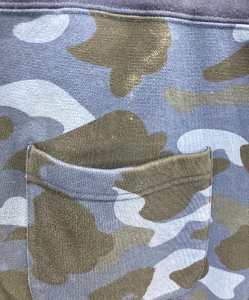 A BATHING APE（アベイシングエイプ）A BATHING APE (アベイシングエイプ) スウェットパンツ ネイビー×ブラック サイズ:XLの古着・服飾アイテム