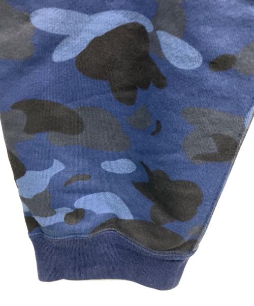 A BATHING APE（アベイシングエイプ）A BATHING APE (アベイシングエイプ) スウェットパンツ ネイビー×ブラック サイズ:XLの古着・服飾アイテム